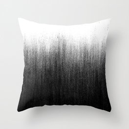 Charcoal Ombré Throw Pillow
