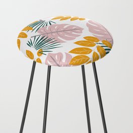 Tropical Leaves Counter Stool