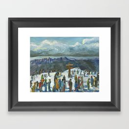Mammoth Ski Area Framed Art Print