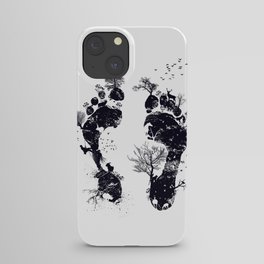 Nature's footprint iPhone Case