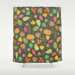 Thanksgiving pattern Shower Curtain