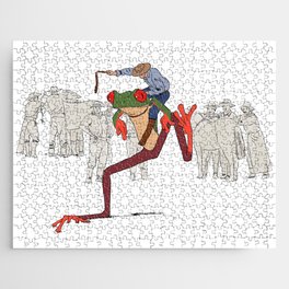 Frog Wranglers Jigsaw Puzzle