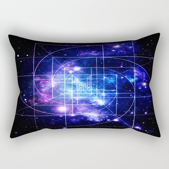 Galaxy sacred geometry Rectangular Pillow