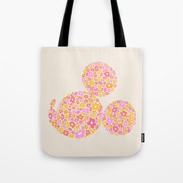 "60s Floral Mickey Mouse" by Morgan Sevart Tote Bag