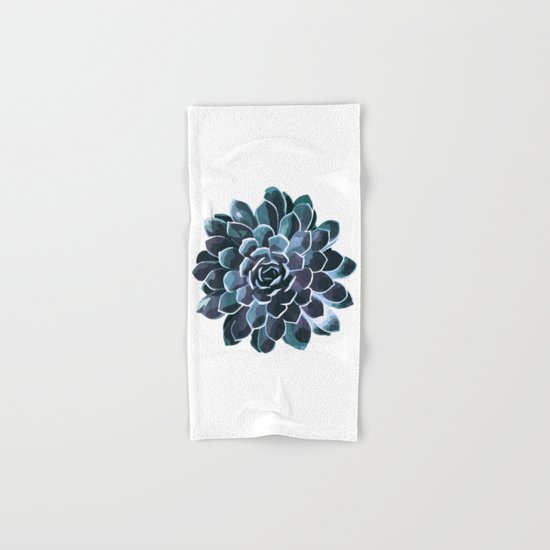 Succulent Echeveria I Hand & Bath Towel