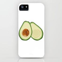 Avocado Halves iPhone Case