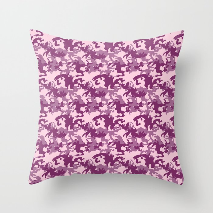 Army camouflage Pattern  Throw Pillow