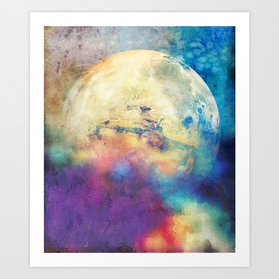 The MOON 3 Art Print