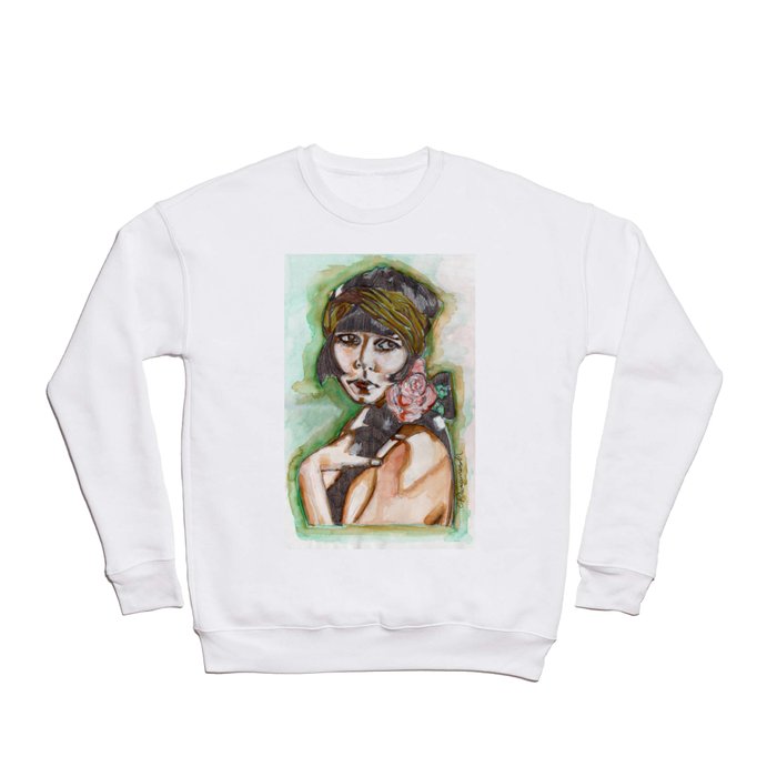 Flapper Girl Crewneck Sweatshirt