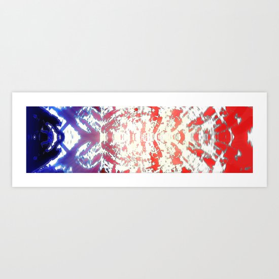 Absolution- QuakeWake (in HyperBluePink) Art Print