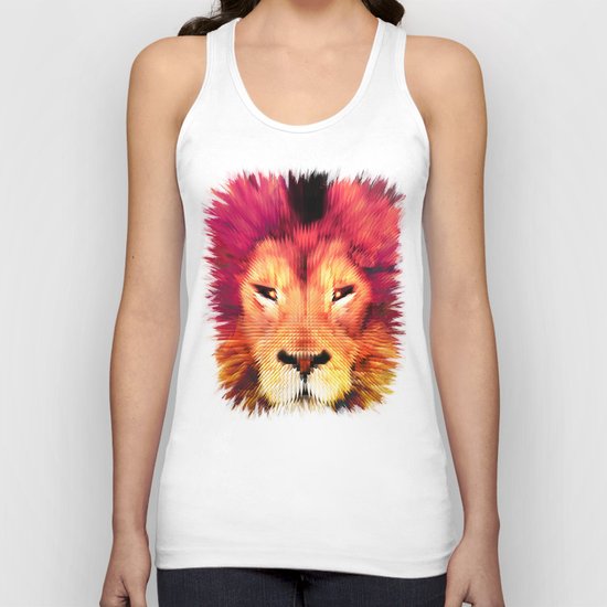 BIG CAT LION Unisex Tank Top