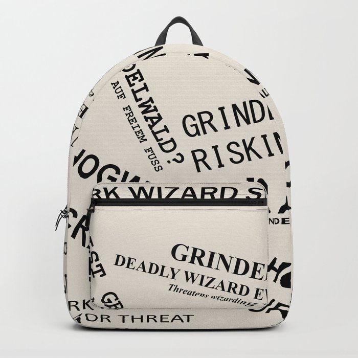 1926 Wizard Newspaper Headlines - Grindelwald Backpack