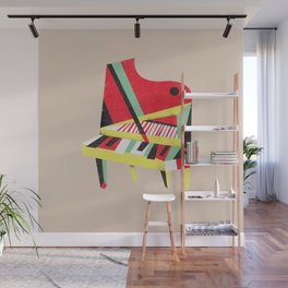 Cubist Piano Wall Mural