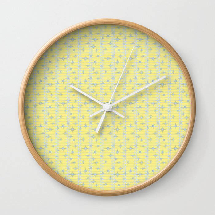 child pattern-pantone color-solid color-light green Wall Clock