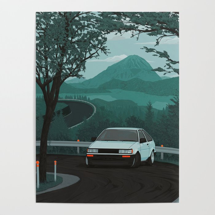 Mountain Pass Drift 01 Poster
