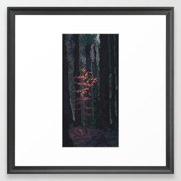 ROWDY TREES Framed Art Print
