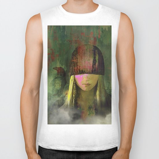 Queen crow Biker Tank