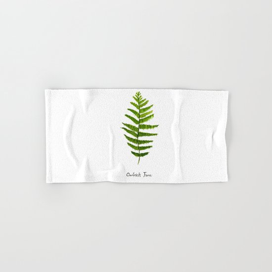 Ostrich fern Hand & Bath Towel