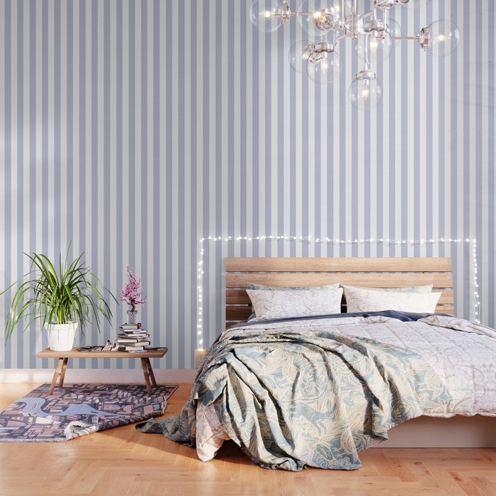 Light Periwinkle Blue Solid Color White Vertical Lines Pattern Wallpaper By Makeitcolorful Light Periwinkle Blue Solid Color White Vertical Lines Pattern Wallpaper By Makeitcolorful