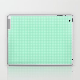 Mint Green Gingham Laptop & iPad Skin