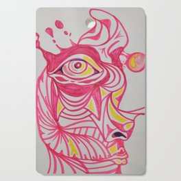 Pop Eye Pink Cutting Board