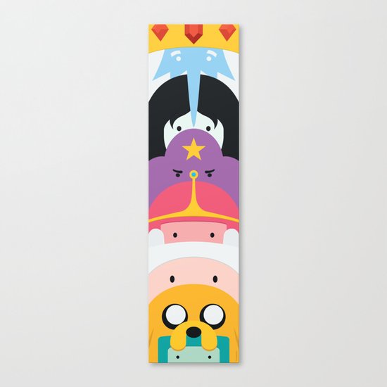 Adventure Time Totem Canvas Print