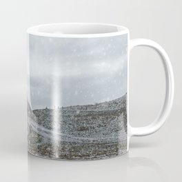A Snowy Arthur's Seat Coffee Mug