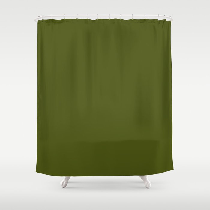 Army Green Shower Curtain