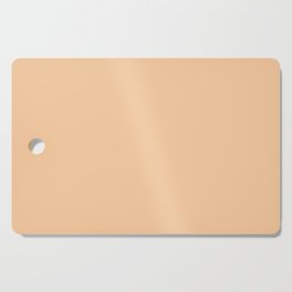 Pastel Peach Solid Color Pairs Pantone Apricot Sherbet 13-1031 TCX - Shades of Orange Hues Cutting Board