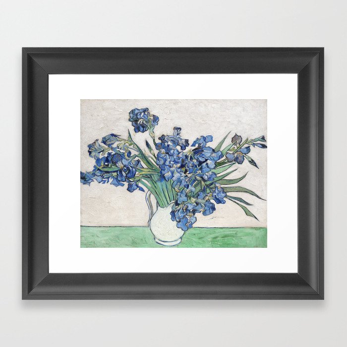 Irises by Vincent Van Gogh Framed Art Print