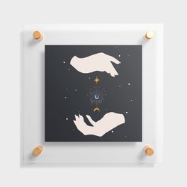 Seeing hands mystic Floating Acrylic Print