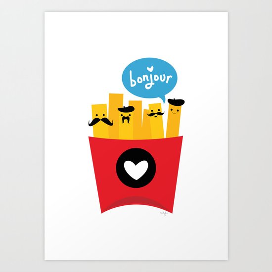 French Fries Art Print
