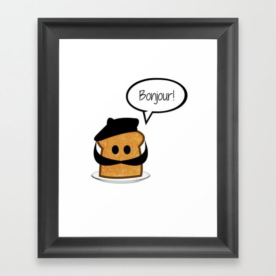 French Toast Framed Art Print