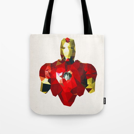 Polygon Heroes - Iron Man Tote Bag