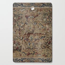 Antique 17th Century Drayton House English Tapestry Cutting Board