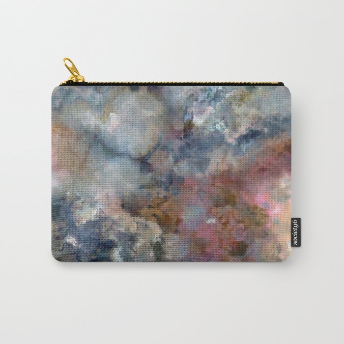 Colorful watercolor nebula onyx Carry-All Pouch