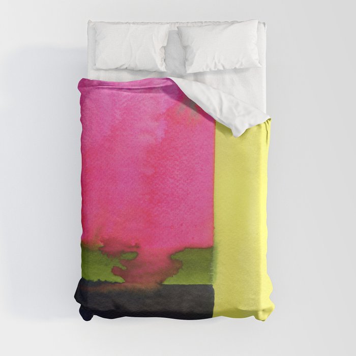 abstract border Duvet Cover