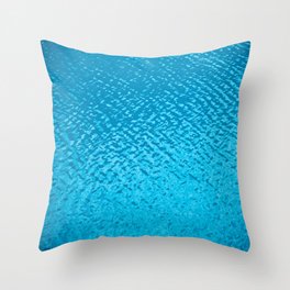 Turquoise Blue Sea Throw Pillow