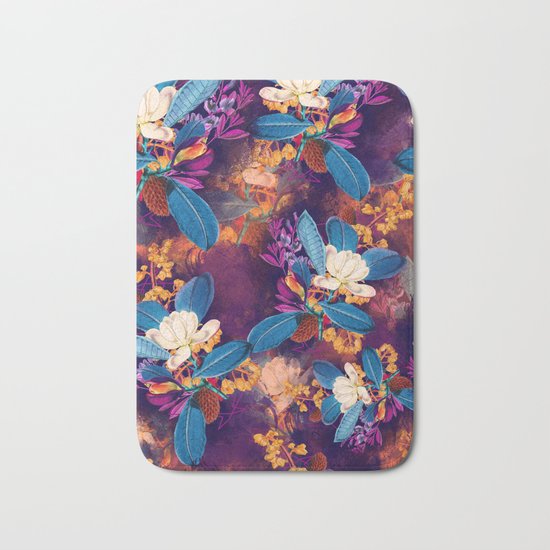FLORAL PATTERN VI Bath Mat