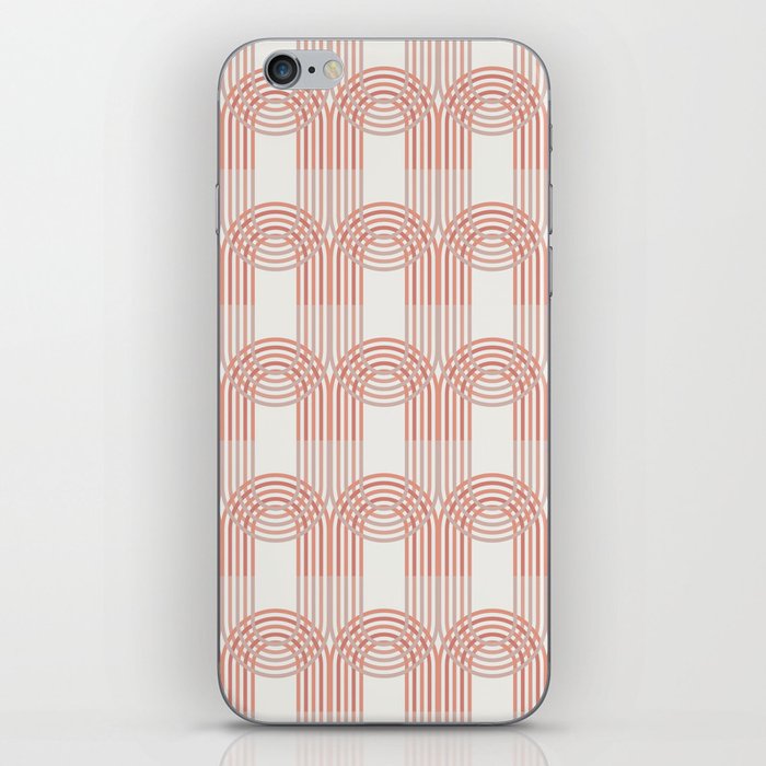 Calming Pink and Tan Arches  iPhone Skin