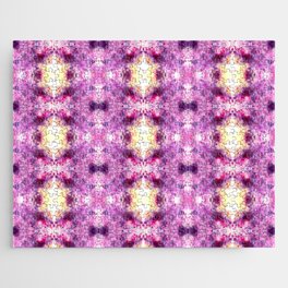 Purple Tye-Dye Kaleidoscope Jigsaw Puzzle