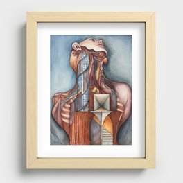 flesh and home #2 Recessed Framed Print