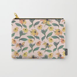 Golden Black-Eyed Daisy Flowers Carry-All Pouch