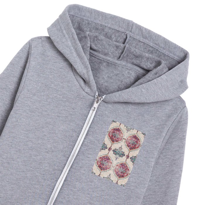 Bohemian Pattern Kids Zip Hoodie