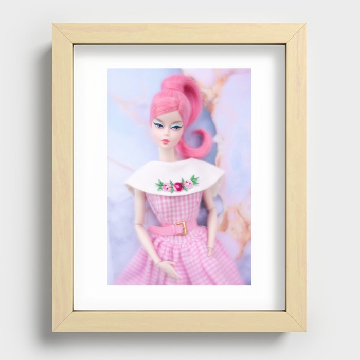 Pastel Diva Recessed Framed Print