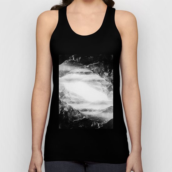 Black Flip Unisex Tank Top