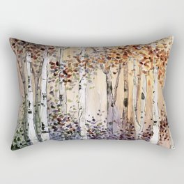 4 season watercolor collection - autumn Rectangular Pillow