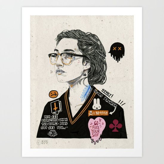 Heart Breaker. Art Print