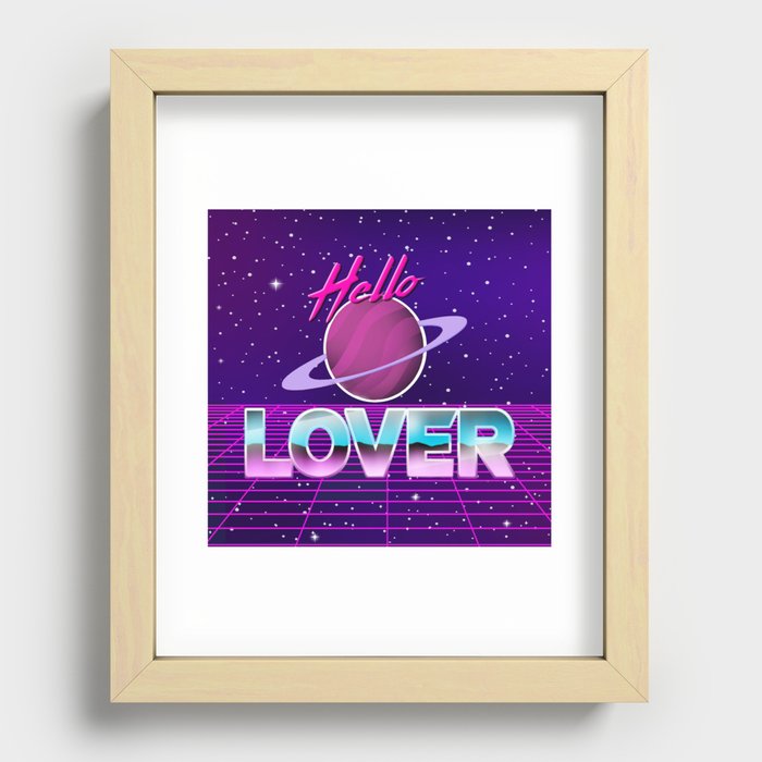 Hello, Lover (Captive Prince) Recessed Framed Print