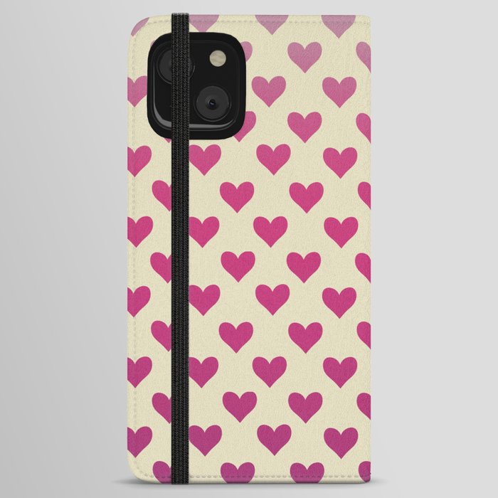 Retro Minimal Heart | Valentine’s Day iPhone Wallet Case